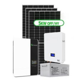 Off Hybrid Solar power system 3kw 5kw 6kw 8kw 10kw 12kw  Growatt Inverter, Parallel connection with WIFI  220-240V, 120/240V
