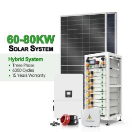 50KW 60KW 80KW 100KW Hybrid Storage Solar Power System Solution with Lithium Ion Batteries Deye