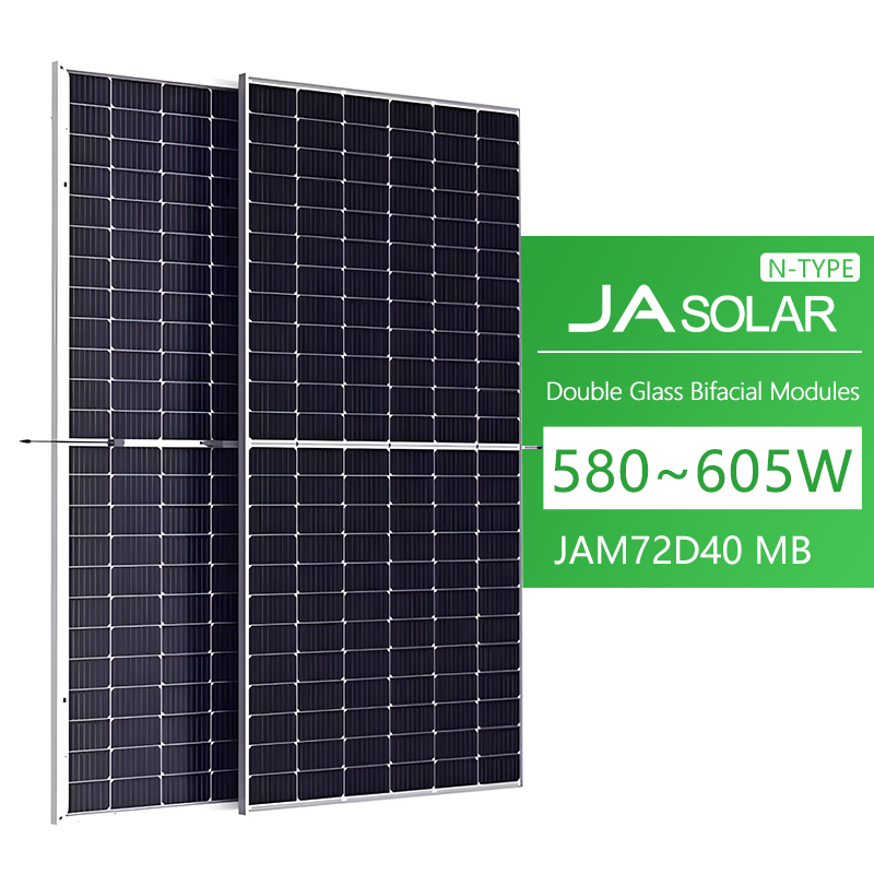 JA Solar 580W-605W n-type Double Glass Bifacial Modules - 图片 2