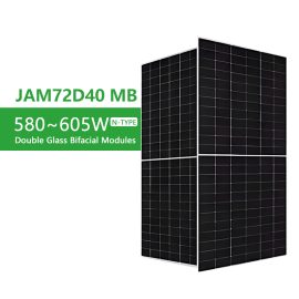JA Solar 580W-605W n-type Double Glass Bifacial Modules